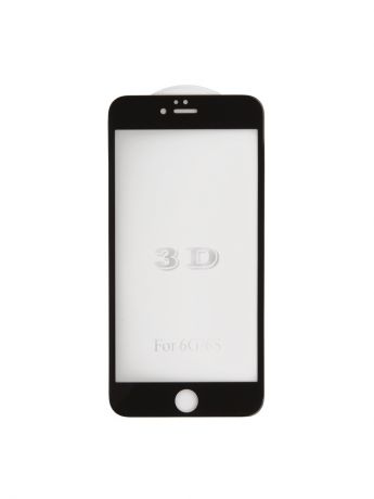 Защитные стекла Liberty Project Защитное стекло "LP" iPhone 6/6s Plus Tempered Glass 3D с рамкой 0,33 мм 9H (ударопрочное/черное)