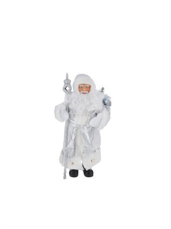 Фигурки Magic Time Новогодняя фигурка Дед Мороз в серебряном костюме из пластика и ткани
