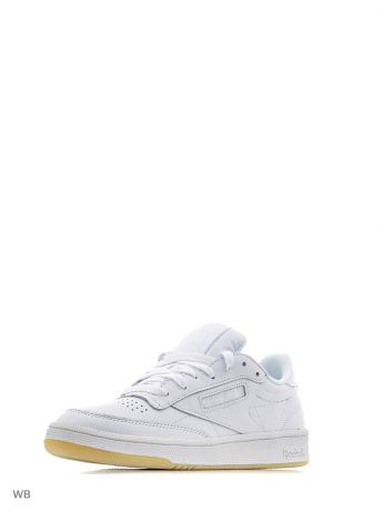 Кроссовки Reebok Кроссовки жен. CLUB C 85 LTHR WHITE/WHITE/ICE