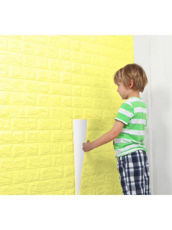 Защитные накладки для дома Удачная покупка Панели для стен мягкие Удачная покупка желтые 70*77*0.1