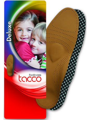 Стельки Tacco Стелька-супинатор DELUXE для поддержания сводов стопы (нат. кожа) размер 31