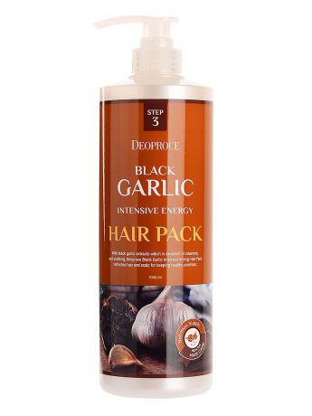 Кондиционеры для волос DEOPROCE Маска для волос с экстр. черног чеснока BLACK GARLIC INTENSIVE ENERGY HAIR PACK 1000мл