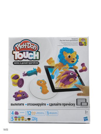 Наборы для лепки PLAY-DOH Набор Play-Doh Touch ЛЕПИ И ДЕЛАЙ ПРИЧЁСКИ