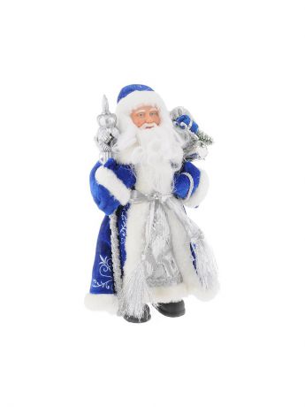 Фигурки Magic Time Новогодняя фигурка Дед Мороз в синем костюме из пластика и ткани