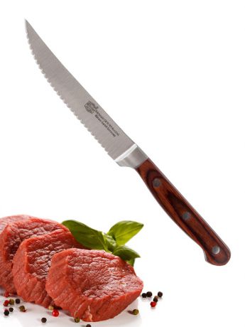 Ножи кухонные Borner Нож кованый универсальный серрейторный 13 см.