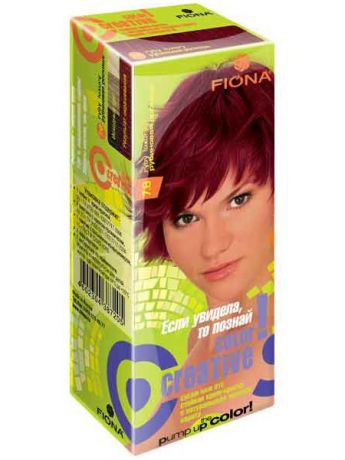 Краски для волос Fiona Крем краска для волос Креатив Рубиновая роскошь 2 шт в пакете