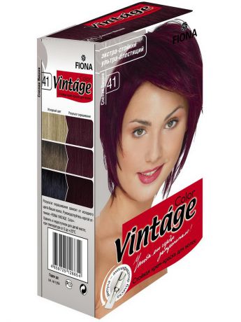 Краски для волос Fiona Крем-краска Спелая вишня FIONA Vintage Color 8041