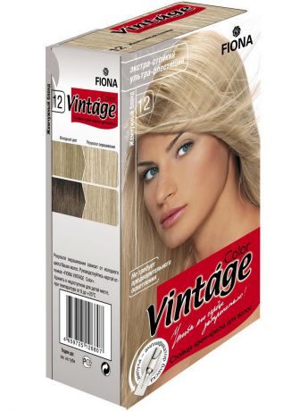 Краски для волос Fiona Крем-краска Жемчужный блонд FIONA Vintage Color 8012