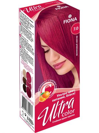 Краски для волос Fiona Крем-краска 2070 FIONA Ultra Color Малиновый нектар 2 шт в пакете