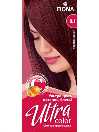 Краски для волос Fiona Крем-краска 2081 FIONA Ultra Color Спелый гранат 2 шт в пакете