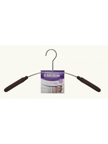 Вешалки-плечики ATTRIBUTE Вешалка для верхней одежды EVA COFFEE 45см