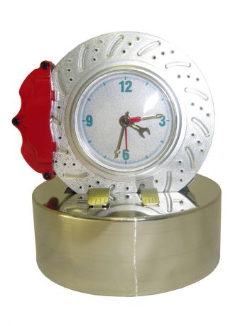 Часы настольные Карамба Часы- будильник Тормозной диск