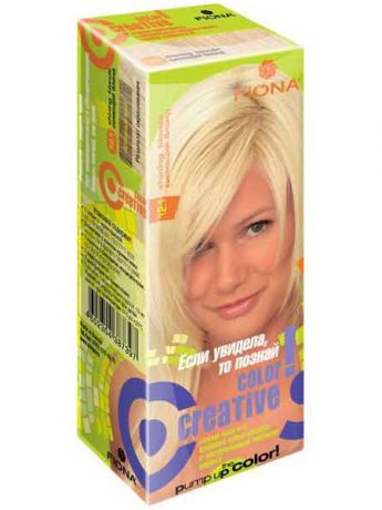 Краски для волос Fiona Крем краска для волос Креатив Сияющий блонд 2 шт в пакете