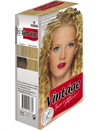 Краски для волос Fiona Крем-краска Пшеничный блондин FIONA Vintage Color 8023