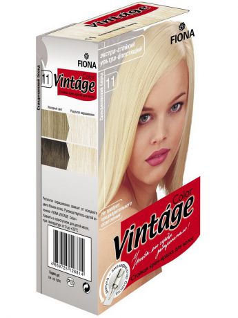 Краски для волос Fiona Крем-краска Скандинавский блонд FIONA Vintage Color 8011