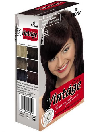Краски для волос Fiona Крем-краска Горячий шоколад FIONA Vintage Color 8063