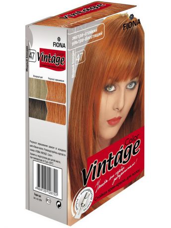 Краски для волос Fiona Крем-краска Медный блондин FIONA Vintage Color 8047