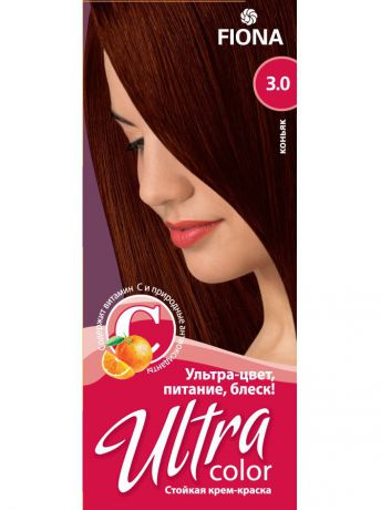 Краски для волос Fiona Крем-краска 2030 FIONA Ultra Color Коньяк 2 шт в пакете