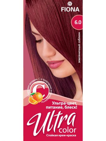 Краски для волос Fiona Крем-краска 2060 FIONA Ultra Color Земляничный соблазн 2 шт в пакете