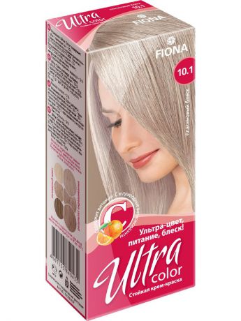 Краски для волос Fiona Крем-краска 2101 FIONA Ultra Color Платиновый блеск 2 шт в пакете