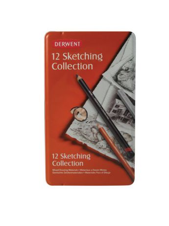 Карандаши Derwent Набор карандашей Sketching Collection 12цв в метал.упак