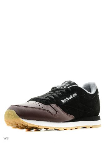 Кроссовки Reebok Кроссовки CL LEATHER LS BLACK/BURNT SIENNA/A