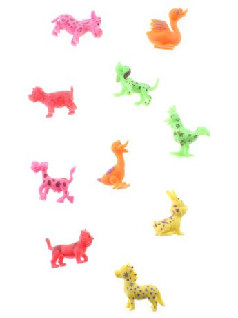 Фигурки-игрушки Радужки Набор животных из 10-и предметов, "Домашние питомцы"