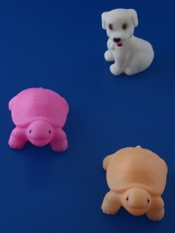 Игрушки для ванной Радужки Набор для купания из 3-х предметов "Весёлые друзья"