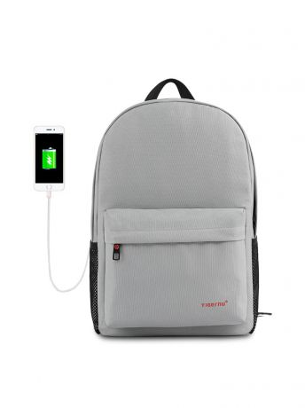 Рюкзаки Tigernu Городской рюкзак с внешним USB портом
