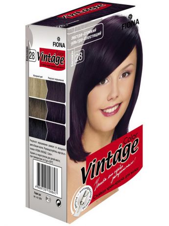 Краски для волос Fiona Крем-краска Баклажан FIONA Vintage Color 8028
