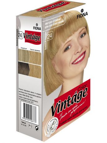 Краски для волос Fiona Крем-краска Бежевый блондин FIONA Vintage Color 8024