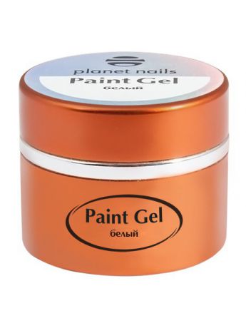 Гель-лаки Planet Nails Гель-краска Planet Nails - Paint Gel белая 5г