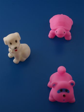 Игрушки для ванной Радужки Набор для купания из 3-х предметов "Весёлые друзья"