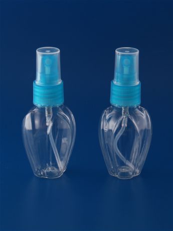 Флаконы косметические Выручалочка Бутылочка для жидкостей с пульверизатором, 45мл, набор из 2-х шт.