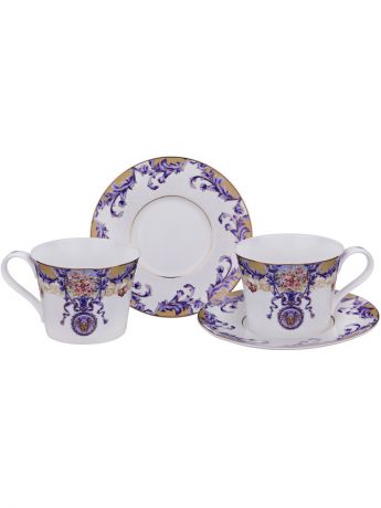 Наборы для чаепития Lefard Чайный набор на 2 перс "Гжельские узоры" 240мл
