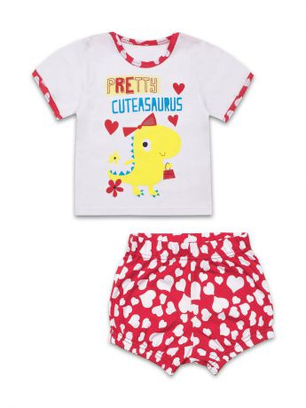Комплекты нательные для малышей Апрель Комплект: футболка, трусы под памперс "Агустиния"