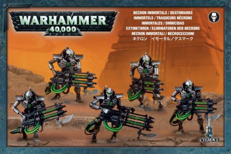 Набор миниатюр Warhammer 40,000. Necron Immortals / Deathmarks