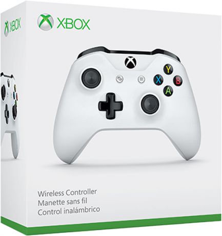 Беспроводной геймпад для Xbox One с 3,5 мм разъемом и Bluetooth (белый)