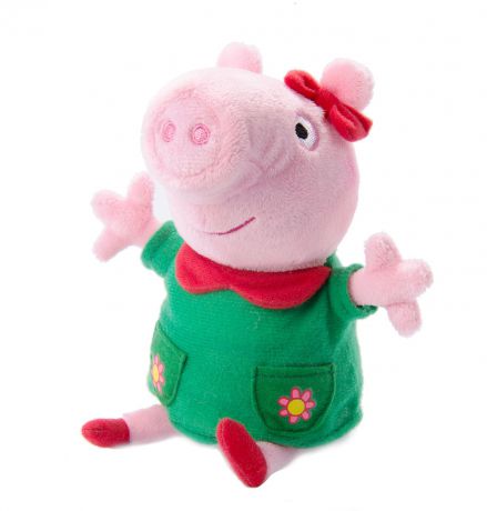 Мягкая игрушка Peppa Pig: Пеппа модница со звуком (20 см)