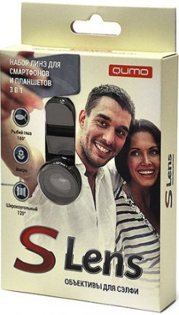 Объективы Qumo S Lens 3 in 1 для планшетов и смартфонов