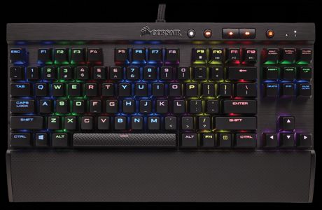 Клавиатура Corsair Gaming K65 RGB Rapidfire проводная игровая для PC