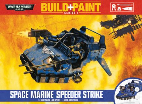 Warhammer 40 000: Miniatures Build+Paint – Space Marine Speeder Strike