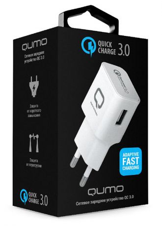 Сетевое зарядное устройство Qumo Quick Charge 3.0