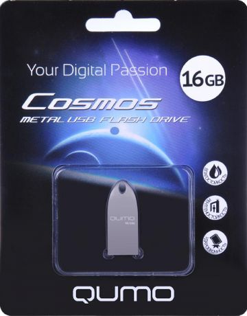 USB накопитель QUMO 16 ГБ Cosmos Silver