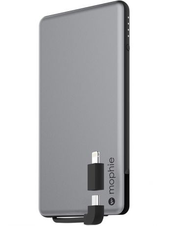 Портативное зарядное устройство Mophie Powerstation Plus (серый космос)