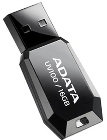 USB накопитель UD ADATA 16 ГБ UV100 (black)
