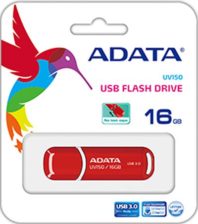 USB накопитель UD ADATA 16 ГБ UV150 (red)