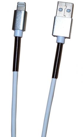USB кабель Marvo UC-047 для iPhone/iPad/iPod (серебристо-белый)