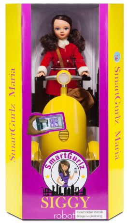 SmartGurlz – Кукла Мария на роботизированном самокате Сиги (желтый)