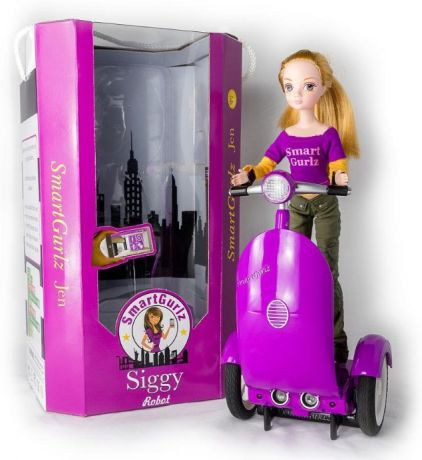 SmartGurlz – Кукла Жанна на роботизированном самокате Сиги (сиреневый)